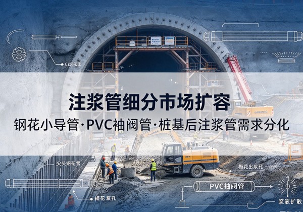 门头沟区注浆管细分市场扩容，隧道钢花小导管、PVC 袖阀管、桩基后注浆管需求分化